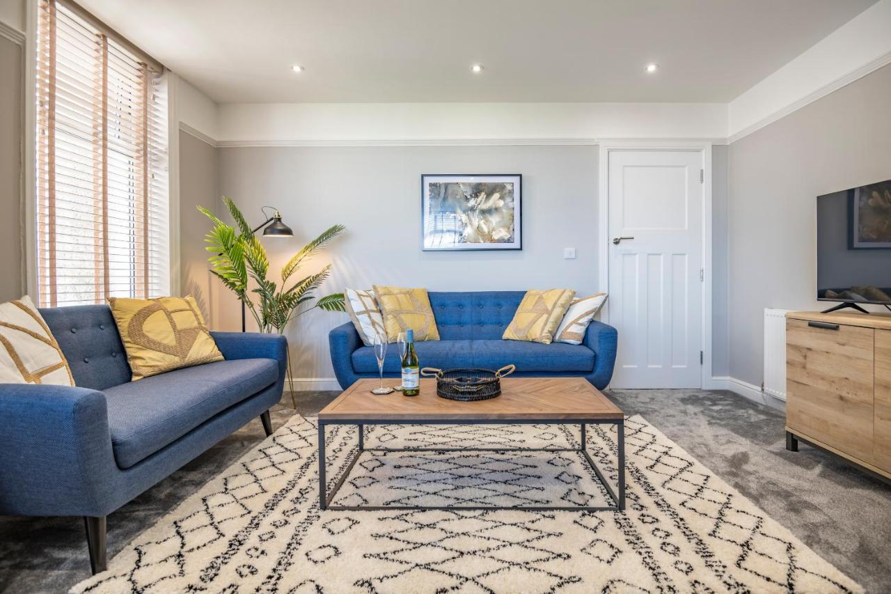 Luxury 2 Bed Apartment, Sea View, Near The Beach. Rhôs-on-Sea 外观 照片